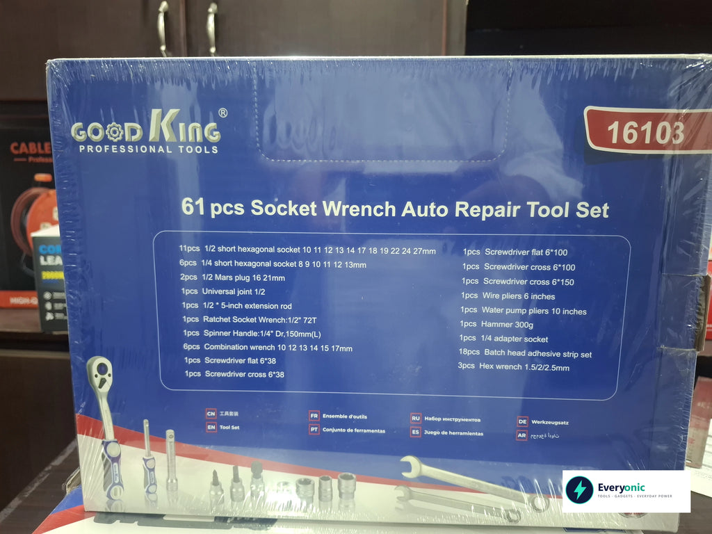 GOOD KING 61PCS TOOLSKIT