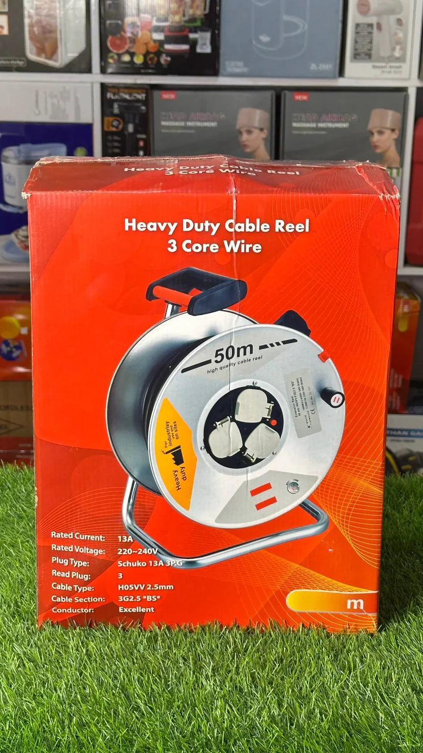 YELLOW CABLE REEL RUSSIAN 50 METER