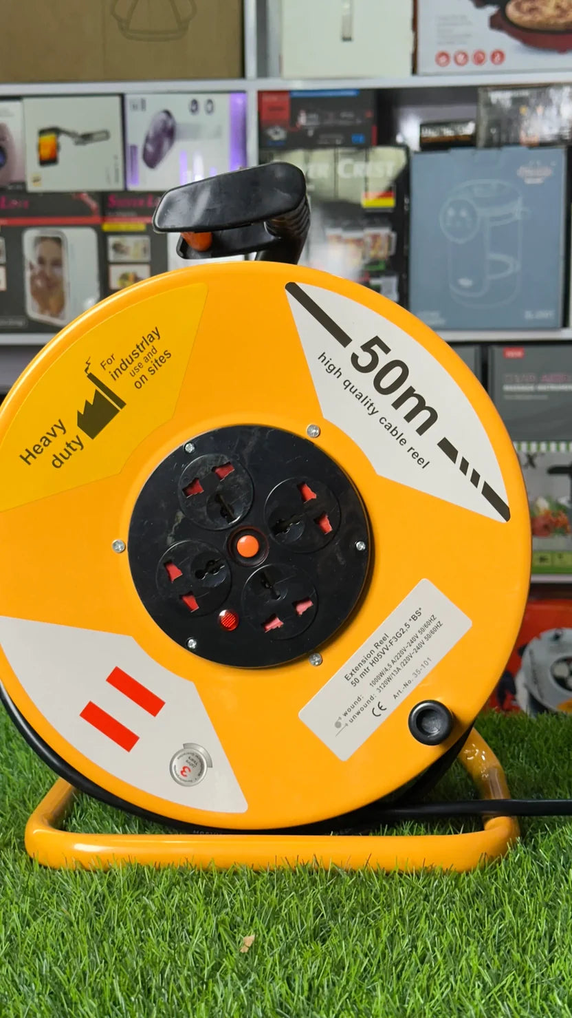 YELLOW CABLE REEL RUSSIAN 50 METER