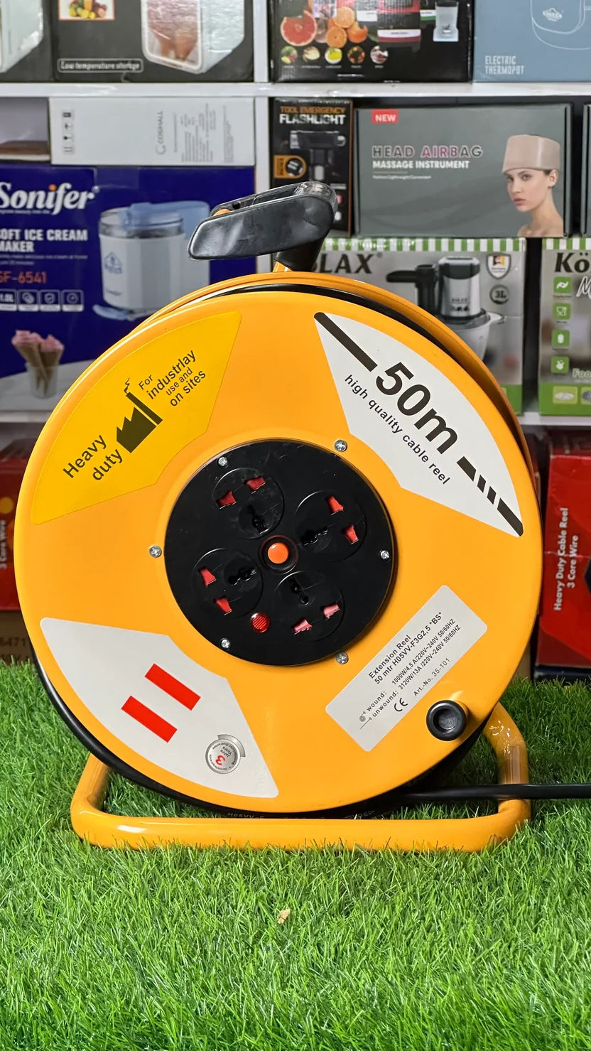 YELLOW CABLE REEL RUSSIAN 50 METER